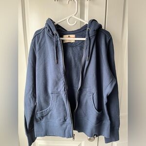 Women’s XXL American Giant Navy Full-Zip Hoodie